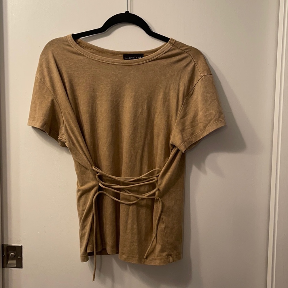 Front Tie tee shirt